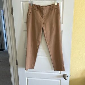 Tan crop trousers